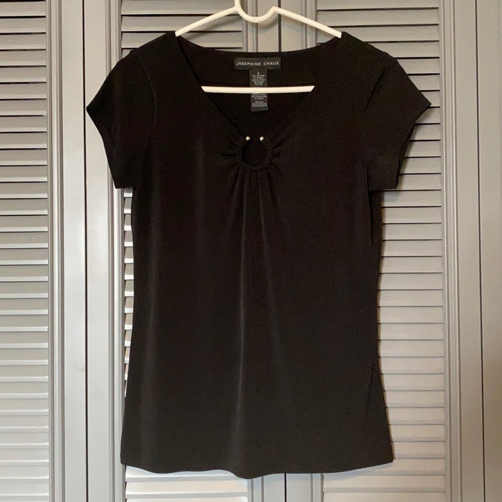 Josephine Chaus : Black Blouse - Small